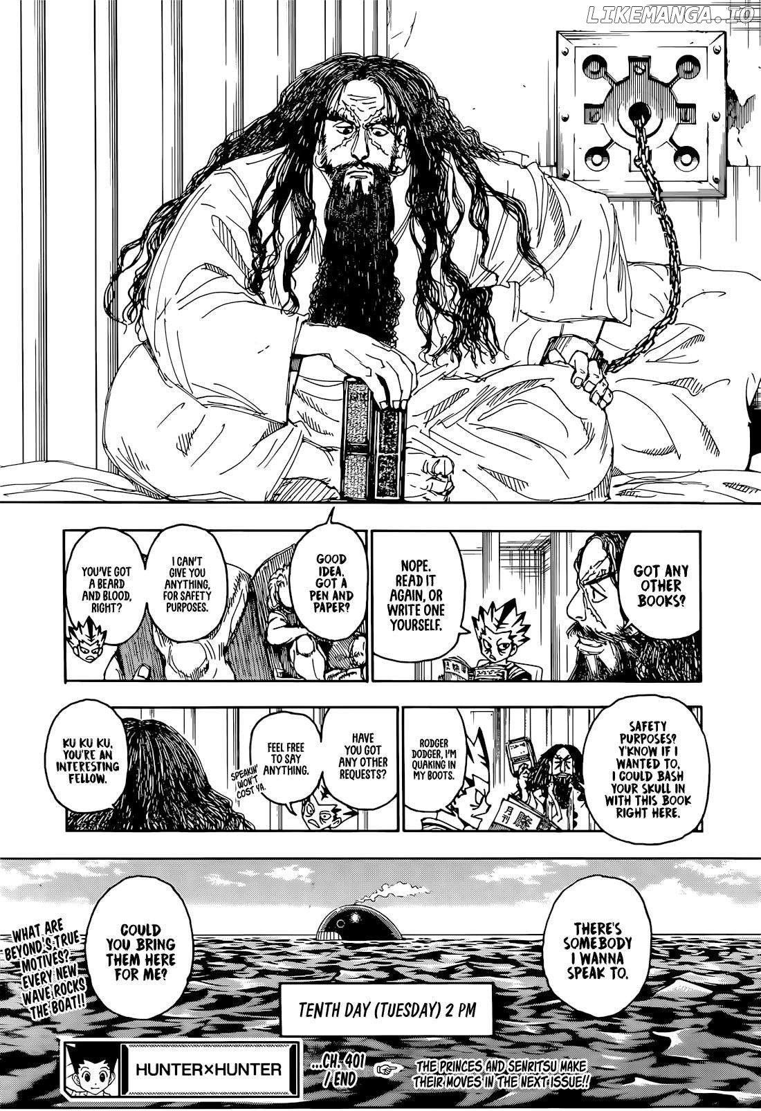 Hunter x Hunter, Chapter 401 image 21